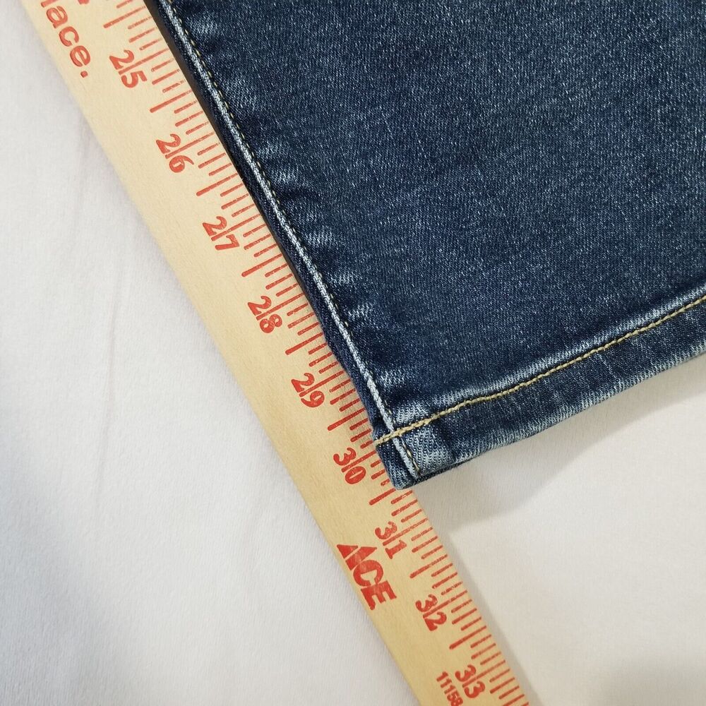 Judy Blue Women's Straight Leg Jeans - Distressed Blue - Picture 11 of 12